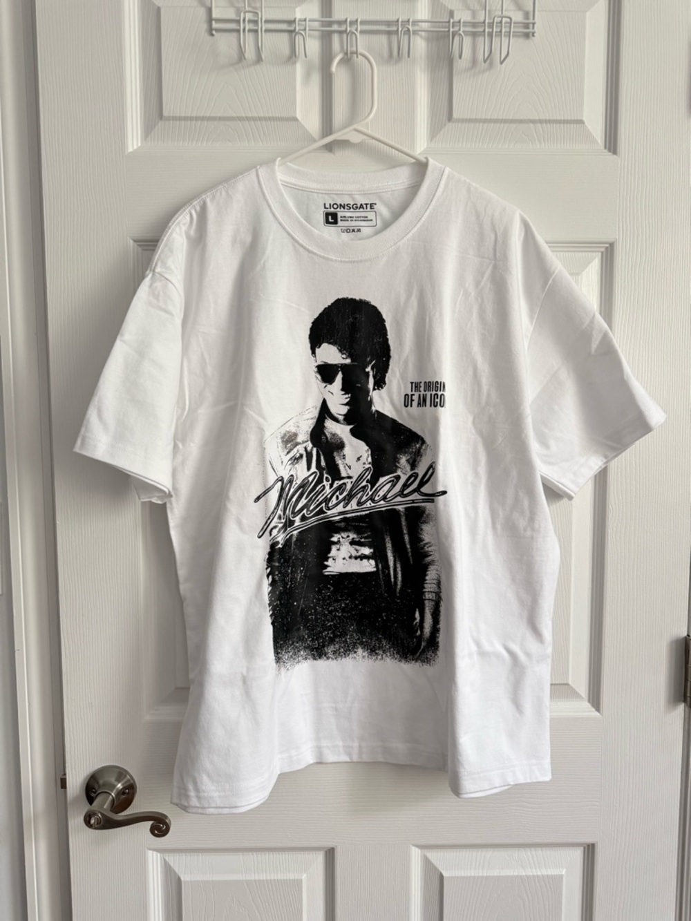 Lionsgate Michael Movie Poster T-Shirt White Print Unisex Cotton Shirt